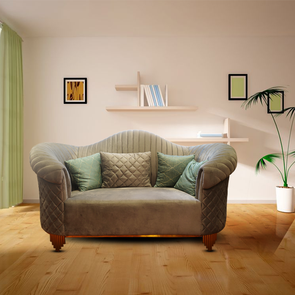 Grand Gatherings: Traditional Fabric Sofa