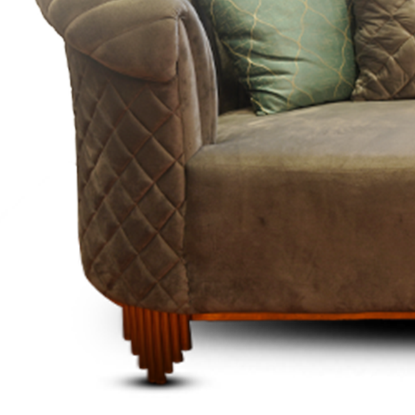 Grand Gatherings: Traditional Fabric Sofa
