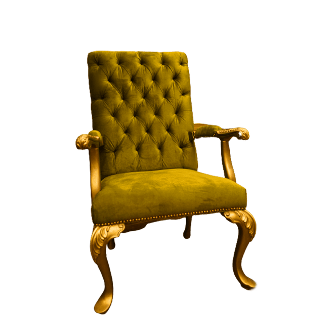 Regal Elegance: Classic Golden Color Chair for Special Events