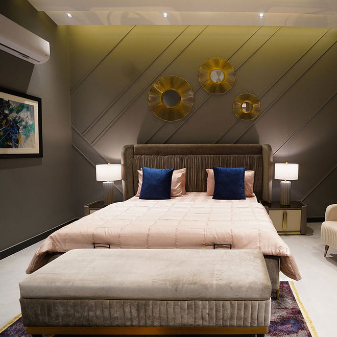 Modern Classic Double King Size Bed