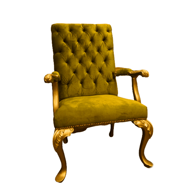 Regal Elegance: Classic Golden Color Chair for Special Events