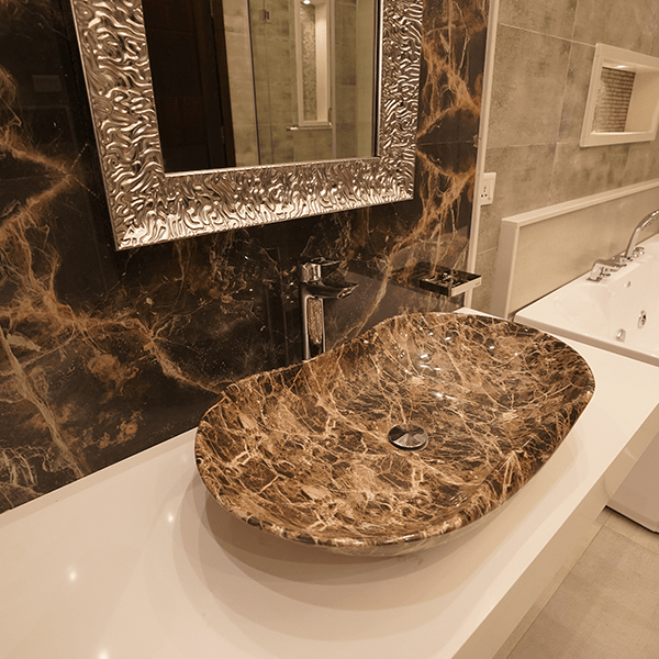 Marble Majesty Modern Classic Bathroom Sink