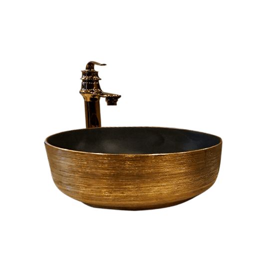 Golden Elegance Classic Round Sink