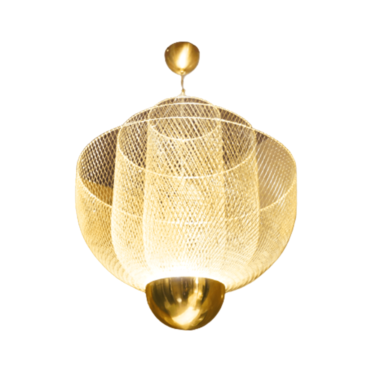 Radiant Opulence: Classic Chandelier with Golden Color