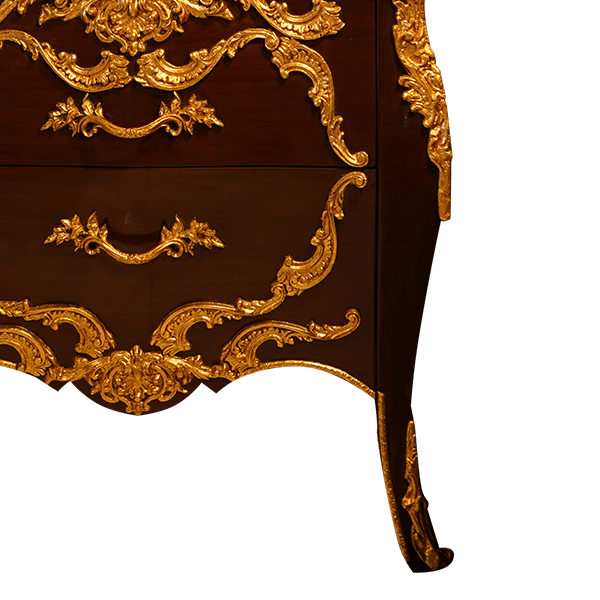 Golden Majesty: The Marble-Seated Stool