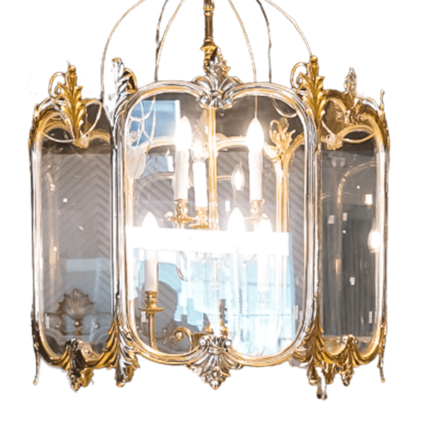 Classic White Mirror Chandlier for Resturant Indoor lights