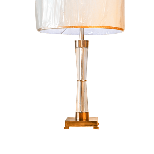 Maknisa Classic White Round Table Lamp