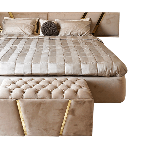 Elegant Wooden Dream Bed Customizable Modern Design