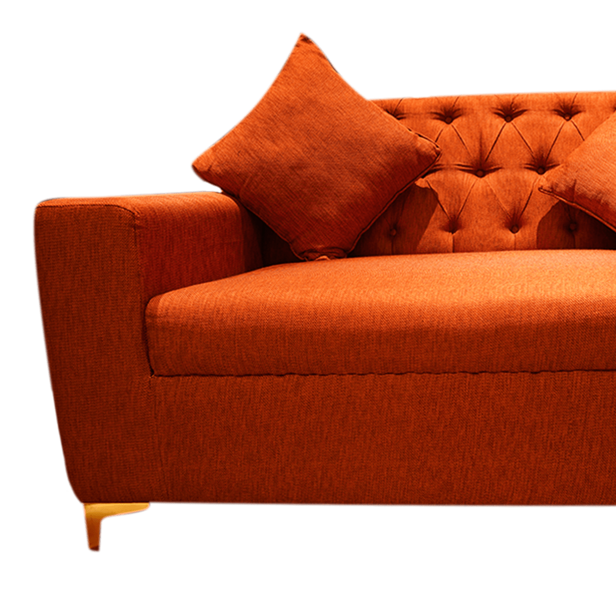 Burnt Orange Bliss 2-Seater Sofa