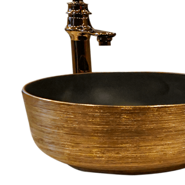 Golden Elegance Classic Round Sink