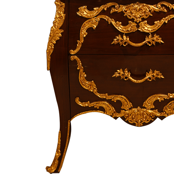 Golden Majesty: The Marble-Seated Stool