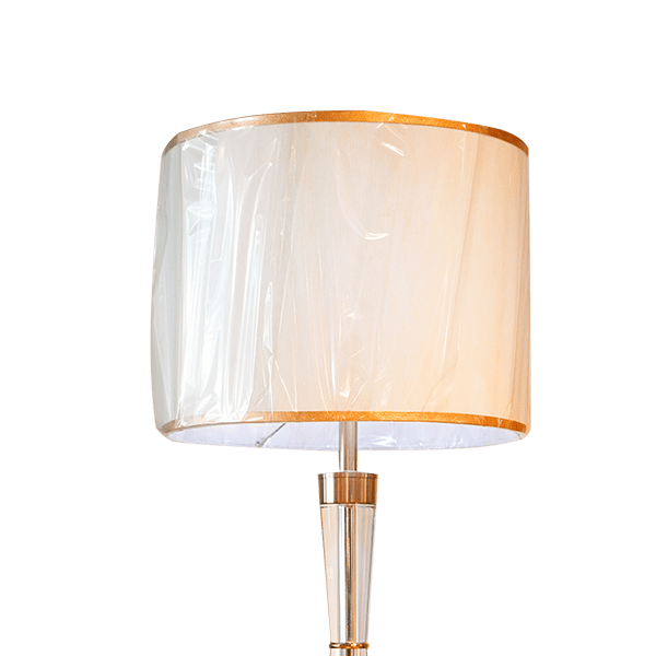 Maknisa Classic White Round Table Lamp