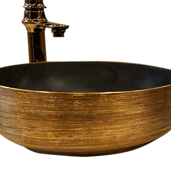 Golden Elegance Classic Round Sink