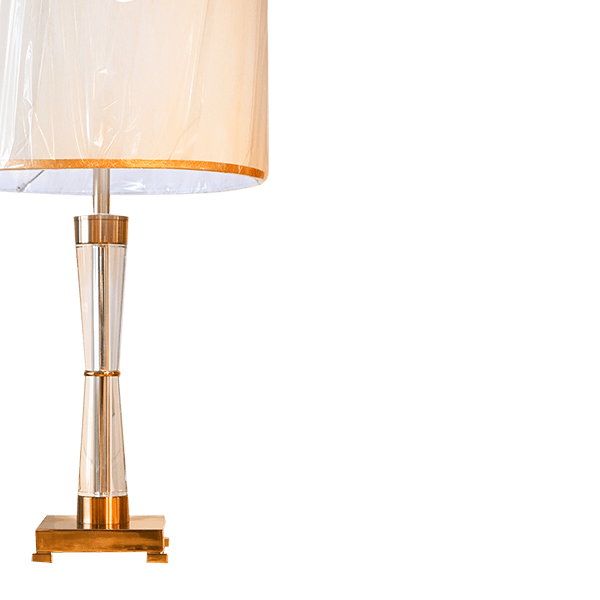 Maknisa Classic White Round Table Lamp