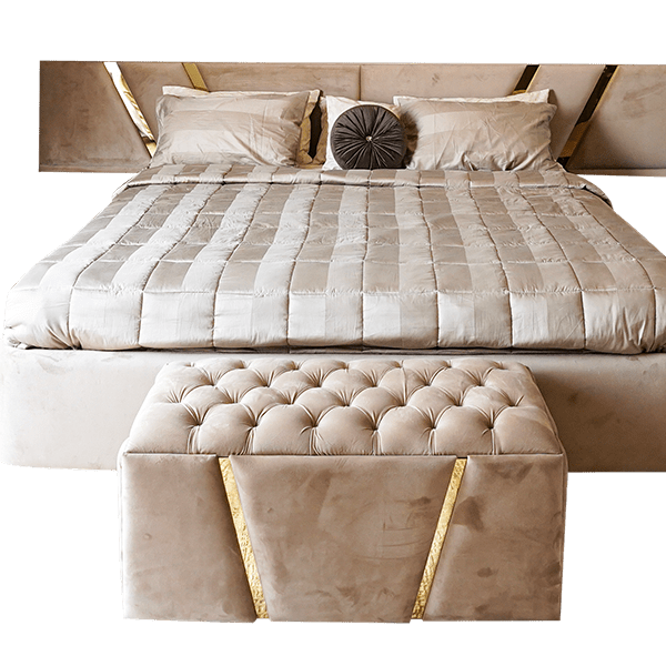 Elegant Wooden Dream Bed Customizable Modern Design