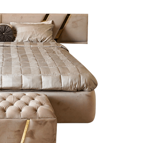 Elegant Wooden Dream Bed Customizable Modern Design