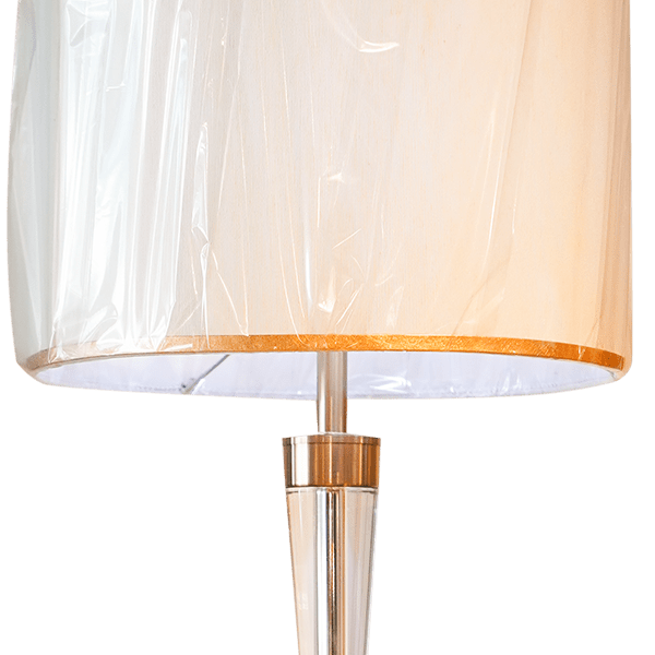 Maknisa Classic White Round Table Lamp