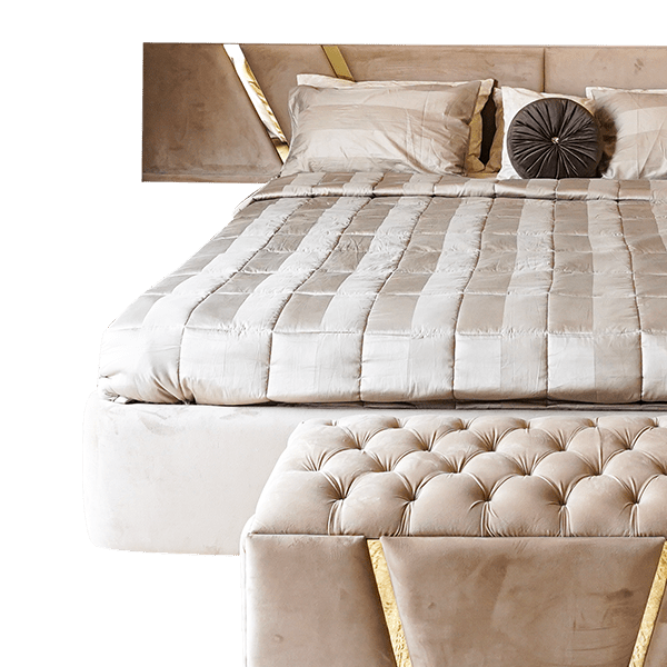 Elegant Wooden Dream Bed Customizable Modern Design