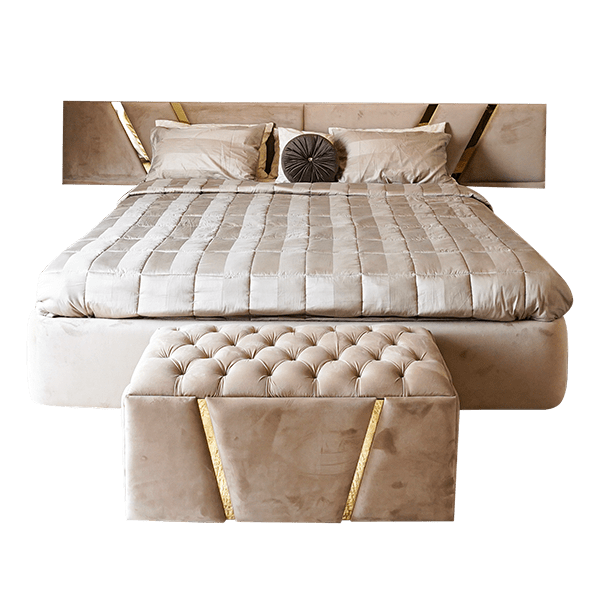 Elegant Wooden Dream Bed Customizable Modern Design