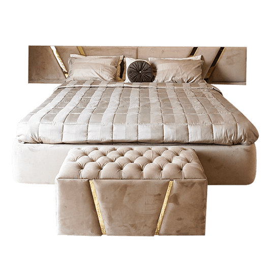 Elegant Wooden Dream Bed Customizable Modern Design