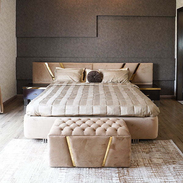 Elegant Wooden Dream Bed Customizable Modern Design