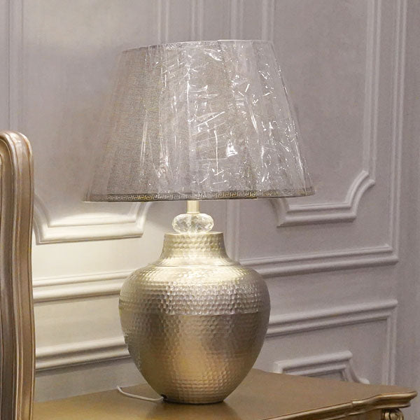 Sleek Silver Maknisa Lamp