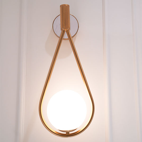 New Modern Wall Light with Round Wire Design