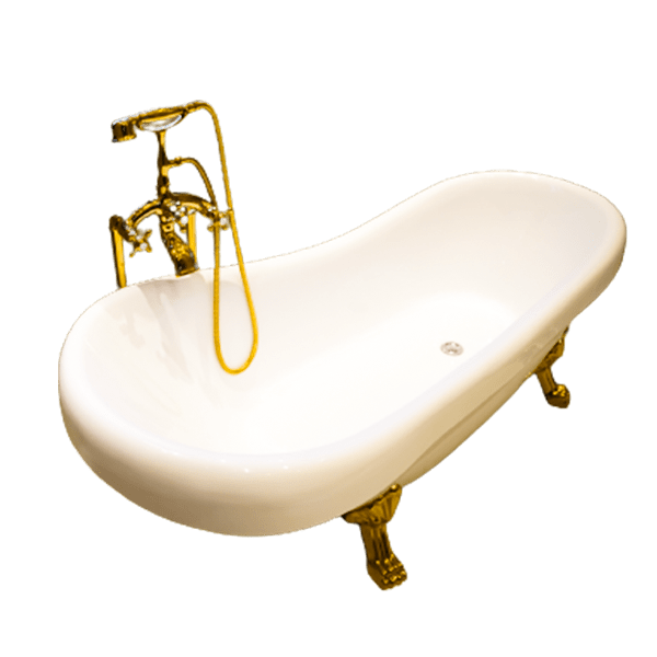 Contemporary Golden Bathroom Faucet