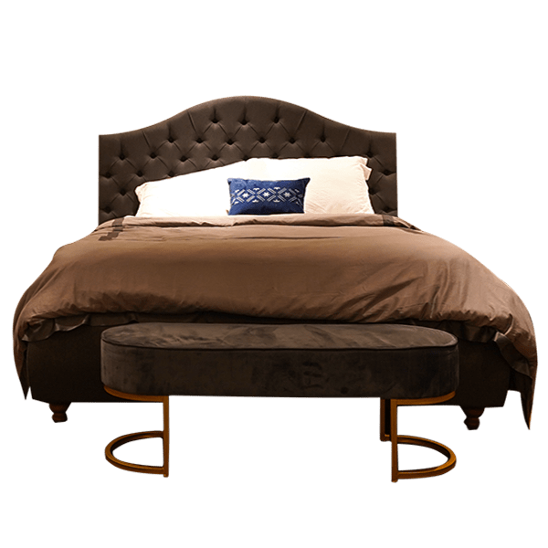 Sleek Dreams - Modern Queen Size Bed