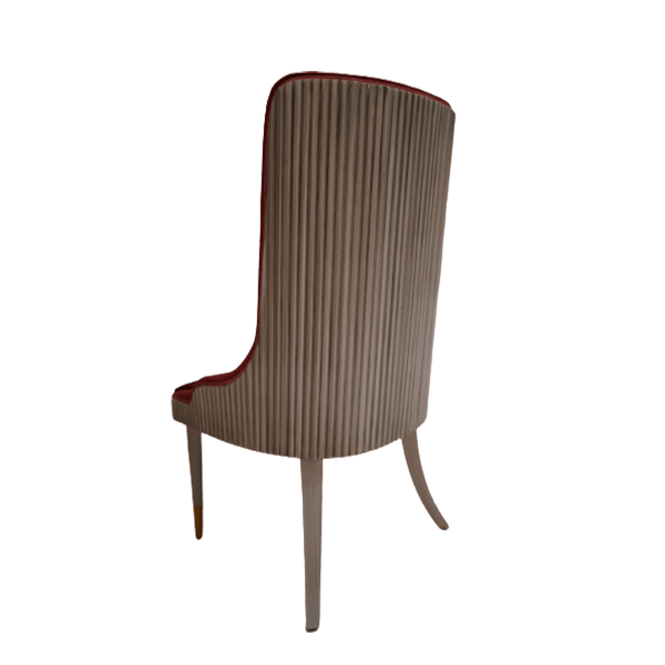 Modern Ruby Red Single Chair