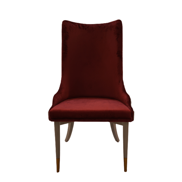 Modern Ruby Red Single Chair