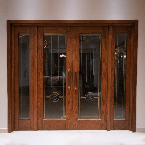 Contemporary Double Entry Door