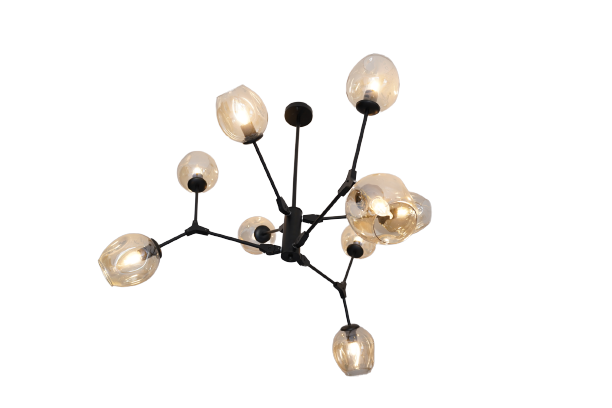 Modern Multi-Light Chandelier for Home Hall Interior