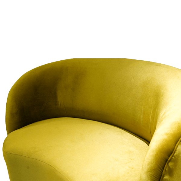 Luxurious Living Golden Glory Round Sofa