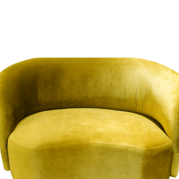 Luxurious Living Golden Glory Round Sofa