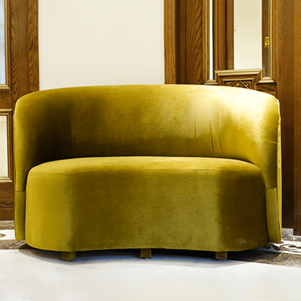 Luxurious Living Golden Glory Round Sofa