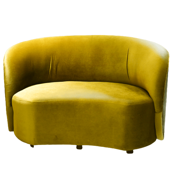 Luxurious Living Golden Glory Round Sofa