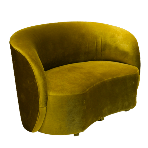 Luxurious Living Golden Glory Round Sofa