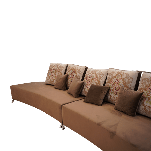 Traditional Brown Sofa Bed