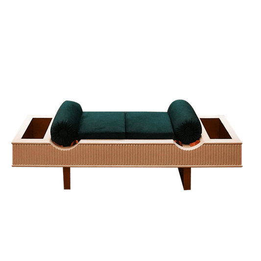 Contemporary Open Two-Seater Sofa