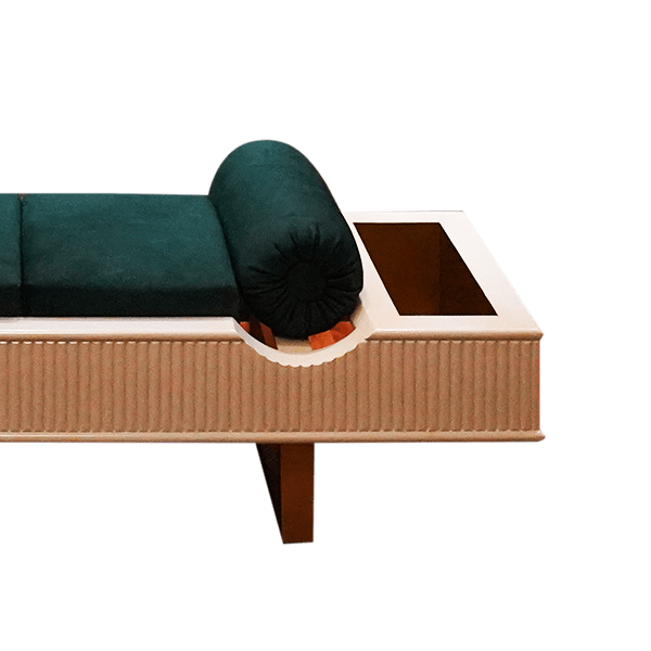 Contemporary Open Two-Seater Sofa