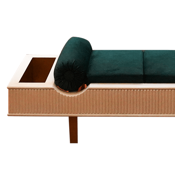 Contemporary Open Two-Seater Sofa