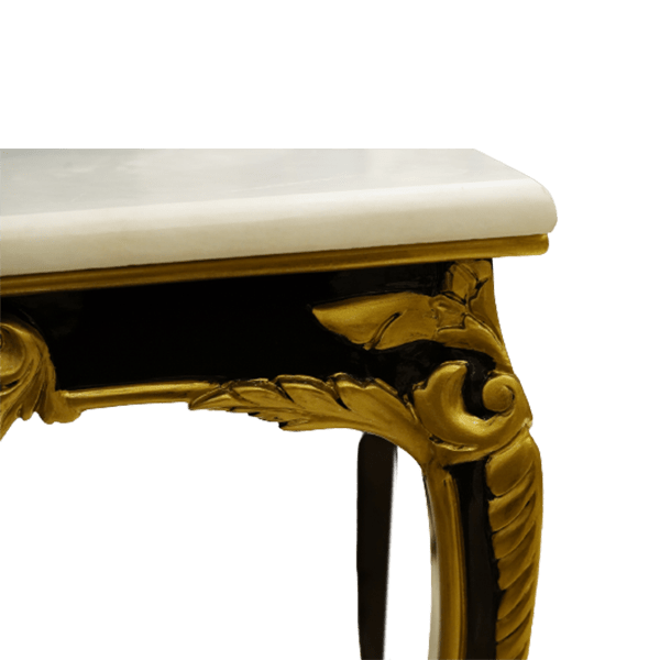 Marble Marvel Classic Golden Table