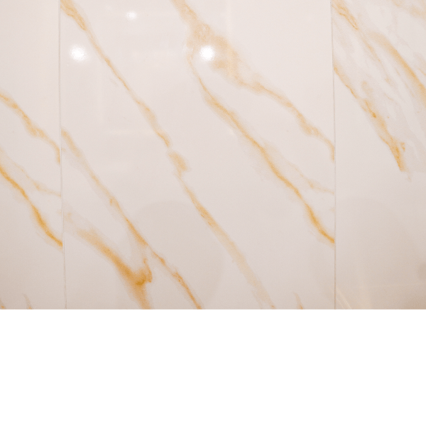 Golden Bordered Kitchen Tiles